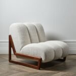 Chanel Beige Blue Wave Chairs