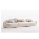 Metallic Chanel Beige Sofa - Image 2
