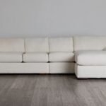 Novo L-Shaped Sofa, Beige Linen