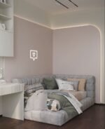 Lavender Bed, Gray Velvet - Image 2