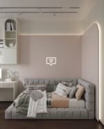 Lavender Bed, Gray Velvet