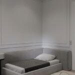 سرير سندس كتان رمادي – تصميم عصري وراحة مثالية - سمبل هوم