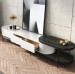 Modern Oval Tv Stand