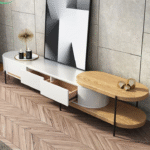 Modern Oval Tv Stand - Image 3