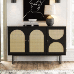 بوفيه الخشب الأنيق