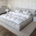 ⁦سرير نزا كتان بيج⁩ - الصورة ⁦3⁩