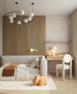 سرير هجعة مخمل بيج