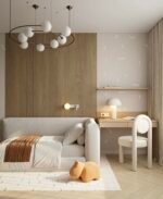 ⁦سرير هجعة مخمل بيج⁩ - الصورة ⁦4⁩