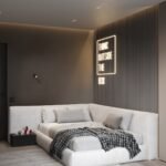 سرير روى مخمل أف ويت