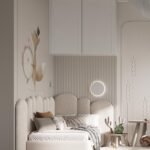 Emerald Velvet Beige Bed