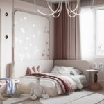 سرير صدى مخمل بيج - سرير اطفال - الآسرة - سمبل هوم