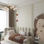 سرير همى مخمل بيج