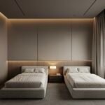 Lara Beige Linen Bed