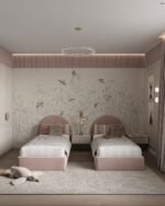 Lena'S Pink Velvet Bed