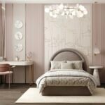 سرير هانئة مخمل رمادي - الصورة 3