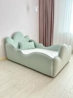 سرير أية مخمل أخضر - الصورة 3