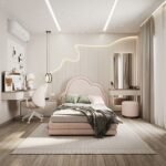 ⁦سرير مارا مخمل بيج⁩ - الصورة ⁦3⁩