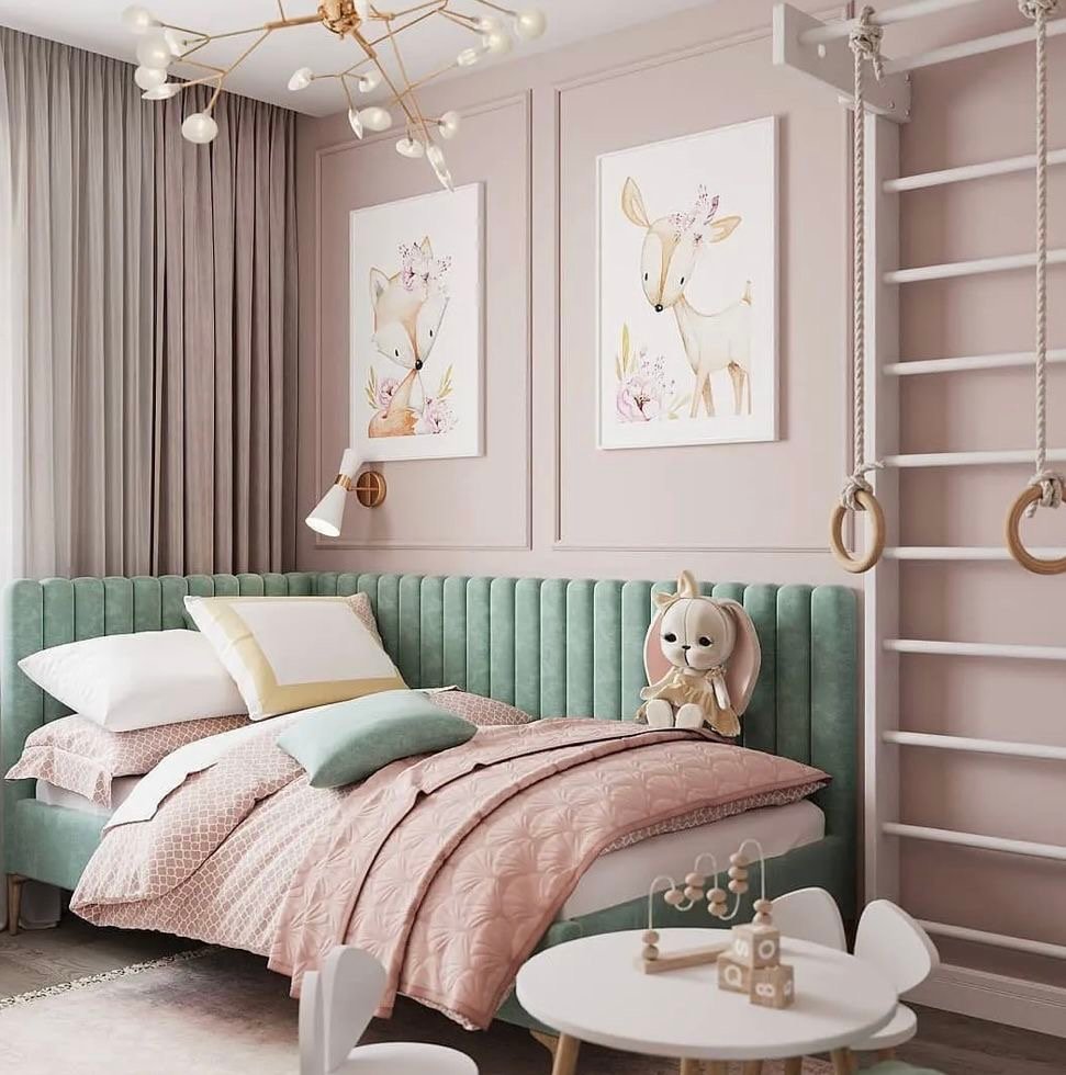 IMG_3045 سرير نير مخمل أخضر - الصورة 1