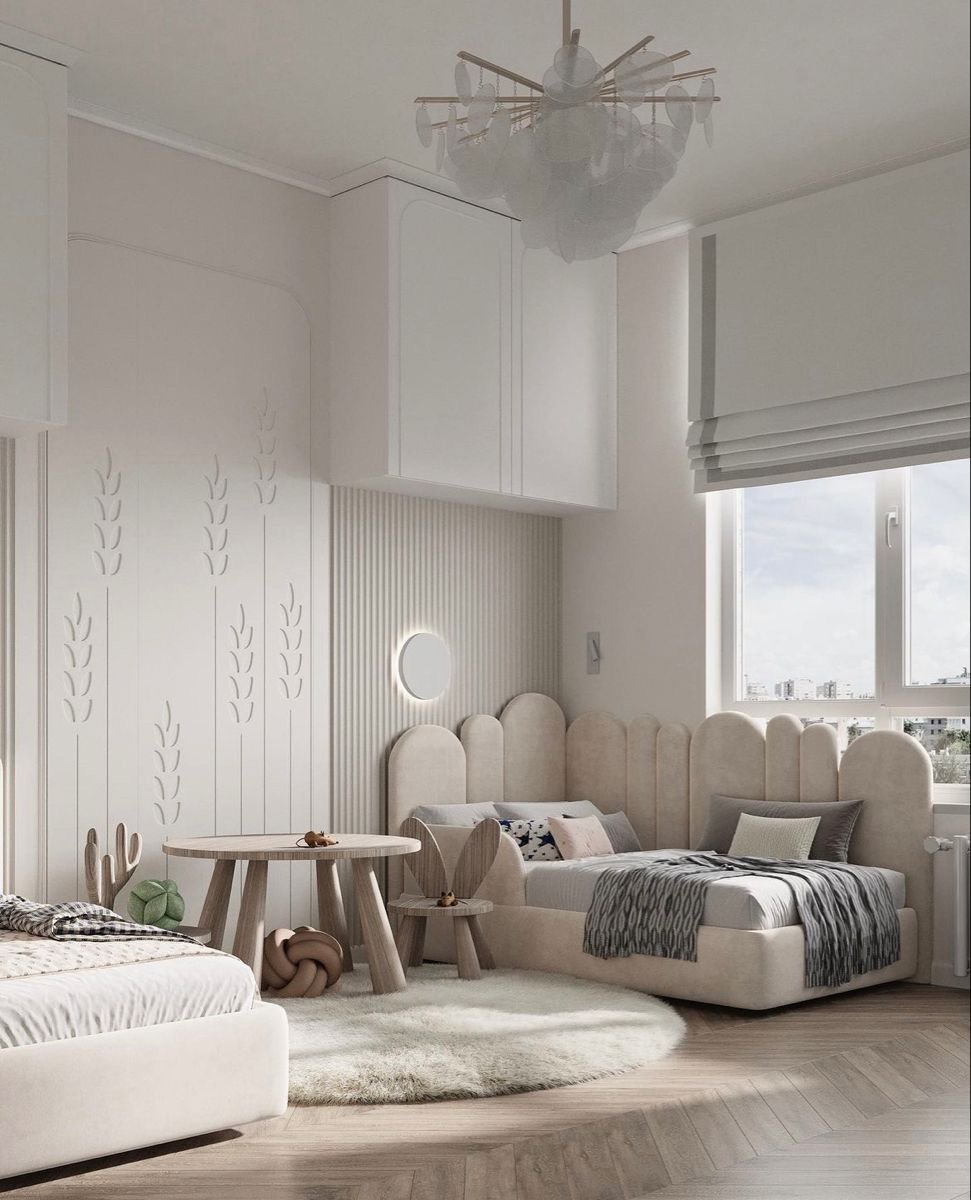 IMG_3053 سرير وجد مخمل بيج - الصورة 1