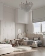 سرير وجد مخمل بيج - الصورة 3