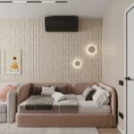 سرير عطر مخمل زهري