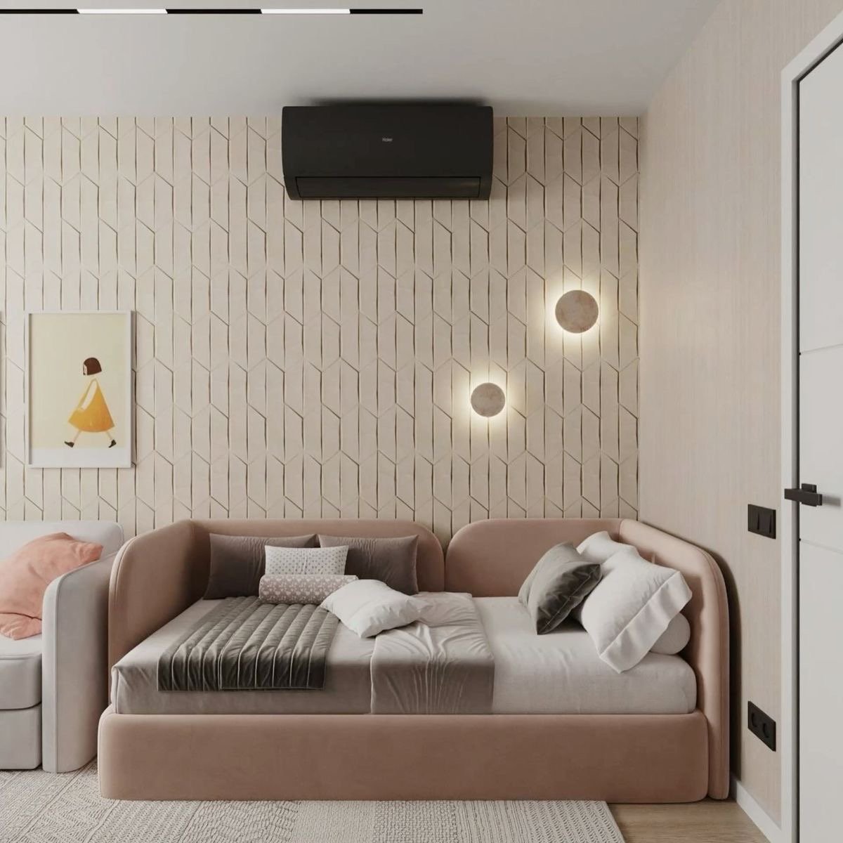 IMG_3065 سرير عطر مخمل زهري - الصورة 1