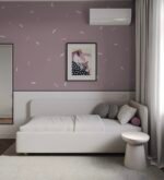 ⁦سرير وساد مخمل بيج⁩ - الصورة ⁦3⁩