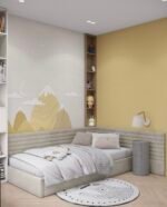Beige Velvet Crib - Image 3