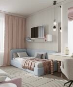 Sky Velvet Thicket Bed