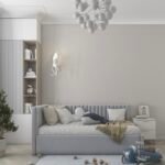 سرير ساجية مخمل رمادي - فخامة وراحة مثالية لغرفة نوم عصرية