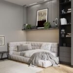 سرير رقد مخمل متعدد الألوان