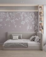 Beige Velvet Safaa Bed - Image 3