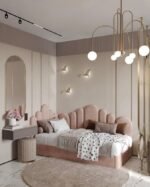 Floral Velvet Charm Bed