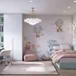 سرير نعمة مخمل أخضر