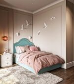 Green Linen Ecstasy Bed - Image 3