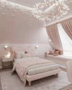 Beige Velvet Echo Bed - Image 3