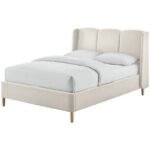 Beige Linen Bed With A Hint Of A Hint - Image 2