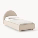 سرير وداد كتان بيج