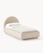 ⁦سرير وداد كتان بيج⁩ - الصورة ⁦3⁩