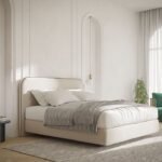 Lina Chanel Beige Bed