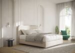 Lina Chanel Beige Bed - Image 3