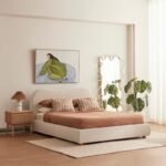 Nira Boucle Beige Bed - Image 3