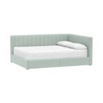 Lea'S Green Velvet Bed - Image 3