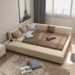 سرير لارا كتان متعدد الألوان