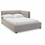 سرير ناي مخمل بيج - الصورة 3