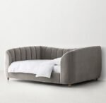 ⁦سرير يارا مخمل متعدد الألوان⁩ - الصورة ⁦4⁩