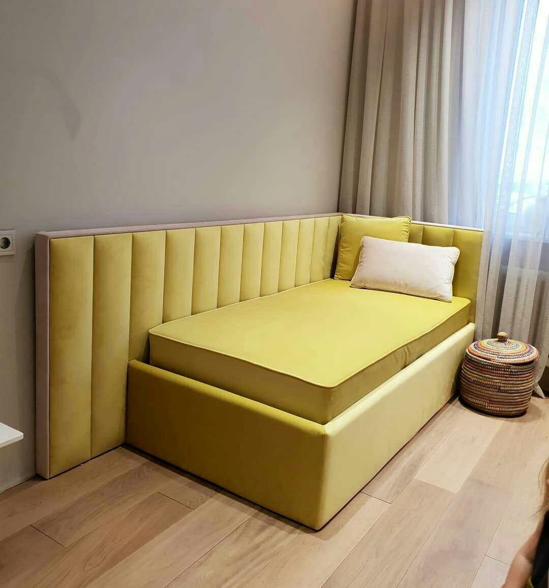 سرير سولا مخمل – فخامة وأناقة لغرفة النوم - سمبل هوم