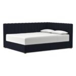 ⁦سرير ميرا كتان رصاصي⁩ - الصورة ⁦3⁩