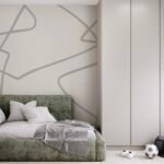 سرير سما شانيل أخضر – تصميم فاخر ولمسة شانيل راقية