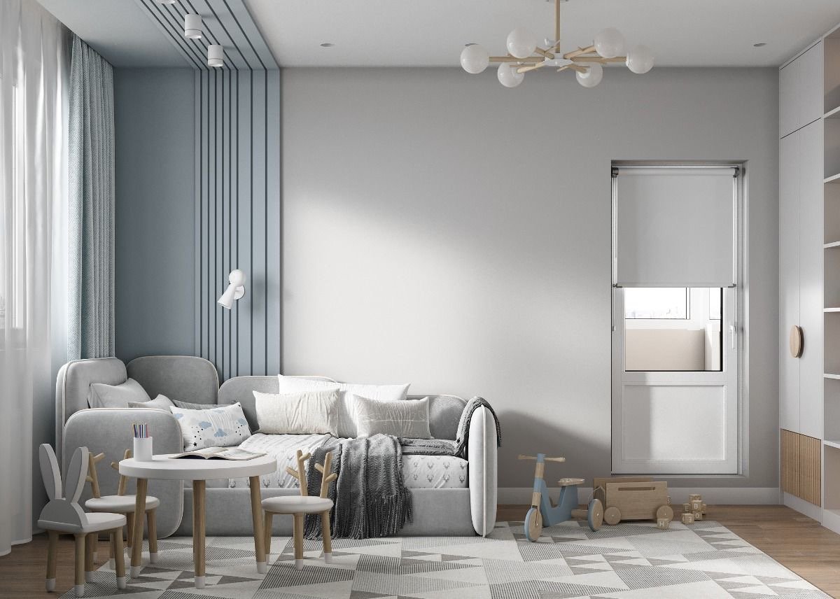 IMG_3603 سرير بيلة مخمل رمادي - Image 1